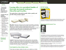 Tablet Screenshot of lansing-enclosures.com